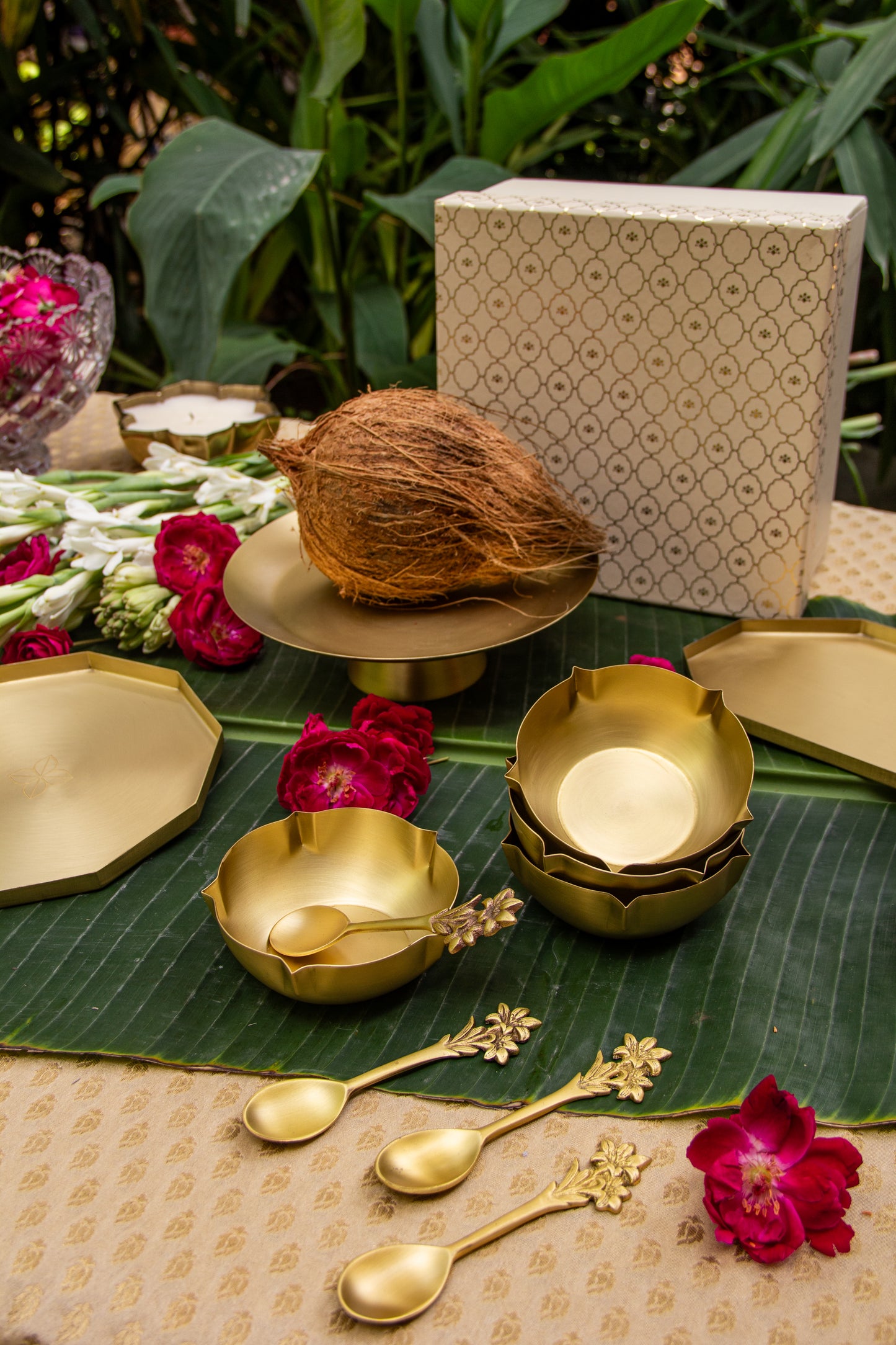 PARIJAT SPOONS - SET OF 2