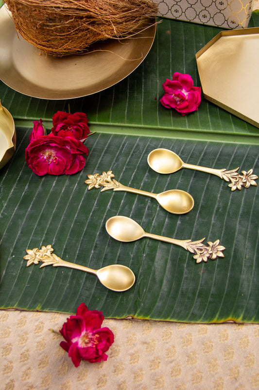 PARIJAT SPOONS - SET OF 2
