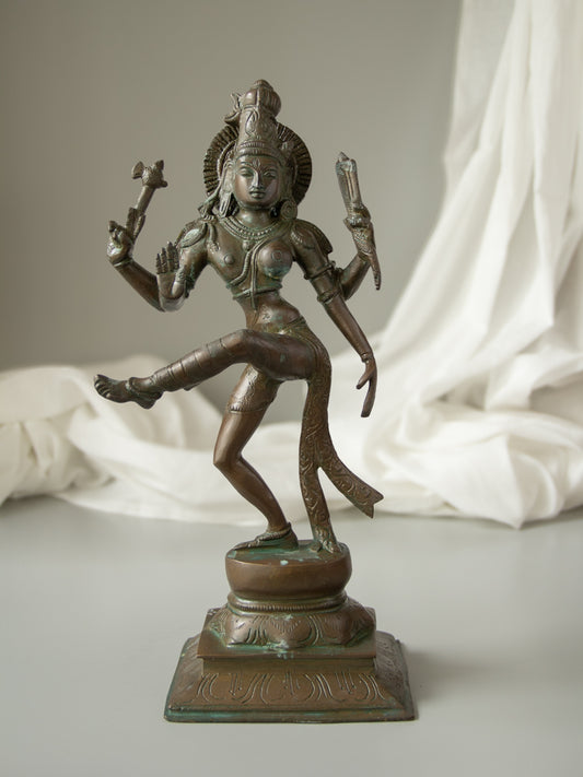 Ardhanarishvara Brass Idol