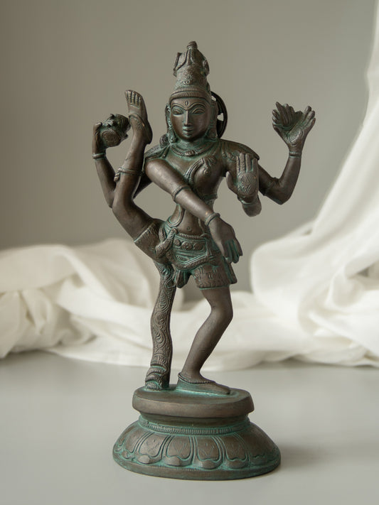 Rudratandava Brass Idol – Divine Dance of Lord Shiva